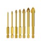 Alloy Triangle Drill Set Ceramic Tile Glass Hole Opener Reaming Hexagonal Shank Slot Drill Bit Alloy Triangle Drill Set Ceramic Tile Glass Hole Opener Reaming Hexagonal Shank Slot Drill Bit