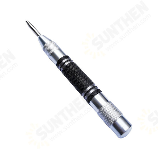 Automatic Center Pin Spring Loaded Mark Center Punch Tool Wood Indentation Mark Woodworking Tool Bit Punch