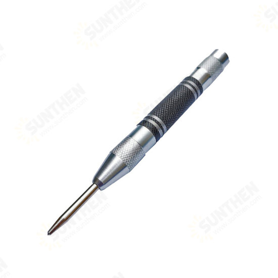 Automatic Center Pin Spring Loaded Mark Center Punch Tool Wood Indentation Mark Woodworking Tool Bit Punch