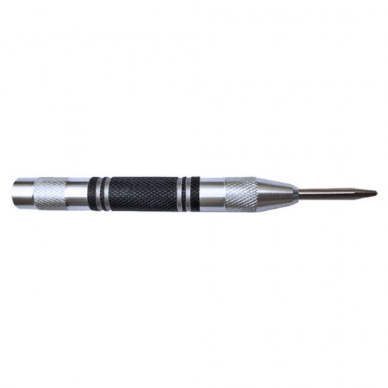 Automatic Center Pin Spring Loaded Mark Center Punch Tool Wood Indentation Mark Woodworking Tool Bit Punch