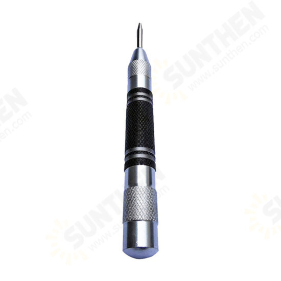 Automatic Center Pin Spring Loaded Mark Center Punch Tool Wood Indentation Mark Woodworking Tool Bit Punch