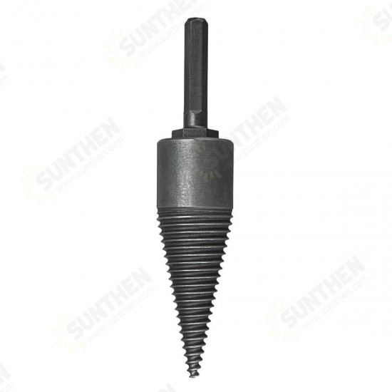 D42mm L140mm Splitter Drill Bit Steel Kindling Kindling Firewood Drill For Hammer Drill