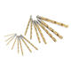 15pcs 1.5-10mm Twist Drill Bits Titanium Coated HSS Twist Drill 15pcs 1.5-10mm Twist Drill Bits Titanium Coated HSS Twist Drill