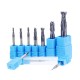 1-10mm HRC55 TiAlN 2 Flutes End Mill Cutter Tungsten Carbide Milling Cutter CNC Tool