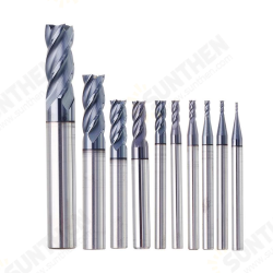 1-10mm HRC55 TiAlN 4 Flutes End Mill Cutter Tungsten Carbide Milling Cutter CNC Tool 1-10mm HRC55 TiAlN 4 Flutes End Mill Cutter Tungsten Carbide Milling Cutter CNC Tool