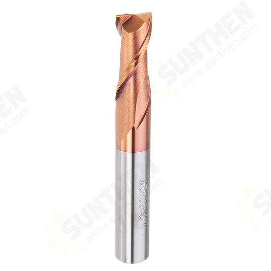 1-8mm 2 Flutes Tungsten Carbide End Mill Cutter HRC55 AlTiN Coating CNC End Mill Tool