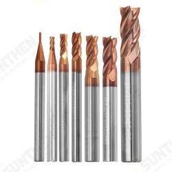 1-8mm 4 Flutes Tungsten Carbide End Mill Cutter HRC55 AlTiN Coating End Mill Cutter CNC Tool 1-8mm 4 Flutes Tungsten Carbide End Mill Cutter HRC55 AlTiN Coating End Mill Cutter CNC Tool