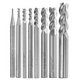 1-8mm HRC58 3 Flutes End Mill Cutter Tungsten Carbide CNC Milling Tool for Aluminum 1-8mm HRC58 3 Flutes End Mill Cutter Tungsten Carbide CNC Milling Tool for Aluminum