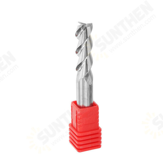 1-8mm HRC58 3 Flutes End Mill Cutter Tungsten Carbide CNC Milling Tool for Aluminum