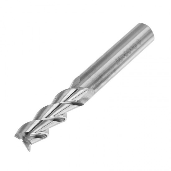 1-8mm HRC58 3 Flutes End Mill Cutter Tungsten Carbide CNC Milling Tool for Aluminum