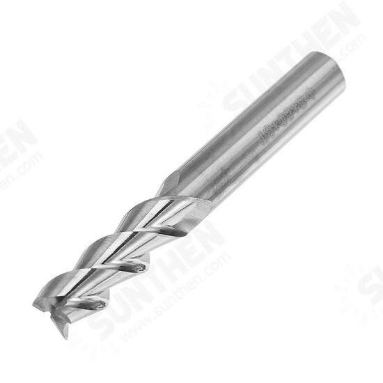 1-8mm HRC58 3 Flutes End Mill Cutter Tungsten Carbide CNC Milling Tool for Aluminum