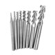 1-8mm HRC58 3 Flutes End Mill Cutter Tungsten Carbide CNC Milling Tool for Aluminum 1-8mm HRC58 3 Flutes End Mill Cutter Tungsten Carbide CNC Milling Tool for Aluminum