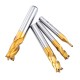 10PCS 2-10mm Titanium Coated HSS 4 Flute End Mill Cutter CNC Drill Bit Milling Cutter Set 10PCS 2-10mm Titanium Coated HSS 4 Flute End Mill Cutter CNC Drill Bit Milling Cutter Set