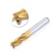 10PCS 2-10mm Titanium Coated HSS 4 Flute End Mill Cutter CNC Drill Bit Milling Cutter Set