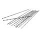 10Pcs 0.4-2.0mm Drill Bit HSS High Speed Steel Straight Shank Twist Drill Bit For Hand Twist Drill