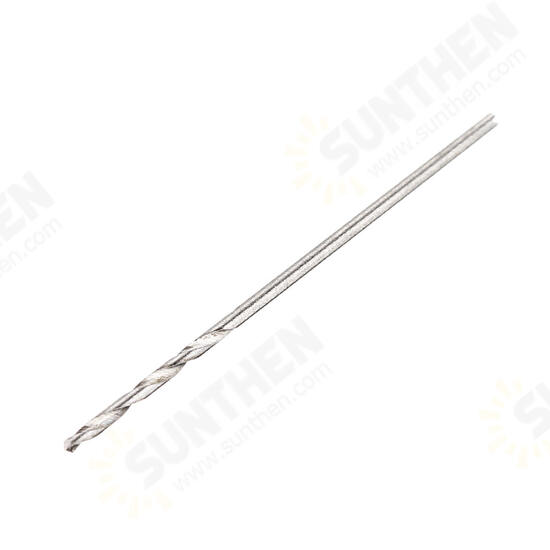 10Pcs 0.4-2.0mm Drill Bit HSS High Speed Steel Straight Shank Twist Drill Bit For Hand Twist Drill