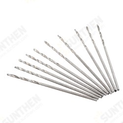 10Pcs 0.4-2.0mm Drill Bit HSS High Speed Steel Straight Shank Twist Drill Bit For Hand Twist Drill 10Pcs 0.4-2.0mm Drill Bit HSS High Speed Steel Straight Shank Twist Drill Bit For Hand Twist Drill
