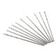 10Pcs 0.4-2.0mm Drill Bit HSS High Speed Steel Straight Shank Twist Drill Bit For Hand Twist Drill