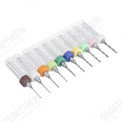 10Pcs 0.6mm-1.5mm Tungsten Carbide PCB Drill Bits Print Circuit Board Mini CNC Drilling Bit Set 10Pcs 0.6mm-1.5mm Tungsten Carbide PCB Drill Bits Print Circuit Board Mini CNC Drilling Bit Set