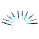 10pcs 0.1-0.7mm 20 Degree Engraving Bit Blue Nano Coated Carbide Flat Bottom PCB Engraving Bit CNC Router Tool 10pcs 0.1-0.7mm 20 Degree Engraving Bit Blue Nano Coated Carbide Flat Bottom PCB Engraving Bit CNC Router Tool