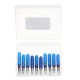 10pcs 0.1-0.7mm 20 Degree Engraving Bit Blue Nano Coated Carbide Flat Bottom PCB Engraving Bit CNC Router Tool 10pcs 0.1-0.7mm 20 Degree Engraving Bit Blue Nano Coated Carbide Flat Bottom PCB Engraving Bit CNC Router Tool