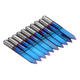 10pcs 0.1/0.2/0.3/0.4/0.5mm 45 Degree Flat Bottom PCB Engraving Bit Blue NANO Coated Carbide CNC Router Tool