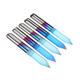 10pcs 0.1/0.2/0.3/0.4/0.5mm 45 Degree Flat Bottom PCB Engraving Bit Blue NANO Coated Carbide CNC Router Tool