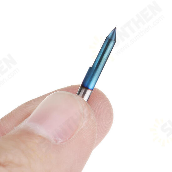 10pcs 0.1/0.2/0.3/0.4mm 60 Degree Engraving Bit Flat Bottom PCB Engraving Bit Blue NANO Coated Carbide CNC Router Tool 10pcs 0.1/0.2/0.3/0.4mm 60 Degree Engraving Bit Flat Bottom PCB Engraving Bit Blue NANO Coated Carbide CNC Router Tool