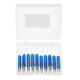 10pcs 0.1/0.2/0.3/0.4mm 60 Degree Engraving Bit Flat Bottom PCB Engraving Bit Blue NANO Coated Carbide CNC Router Tool