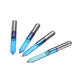 10pcs 0.1/0.2/0.3/0.4mm 60 Degree Engraving Bit Flat Bottom PCB Engraving Bit Blue NANO Coated Carbide CNC Router Tool