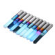 10pcs 0.1/0.2/0.3mm 90 Degree Engraving Bit Blue NANO Coated Flat Bottom PCB Engraving Bit Carbide CNC Router Tool