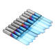 10pcs 0.1/0.2/0.3mm 90 Degree Engraving Bit Blue NANO Coated Flat Bottom PCB Engraving Bit Carbide CNC Router Tool