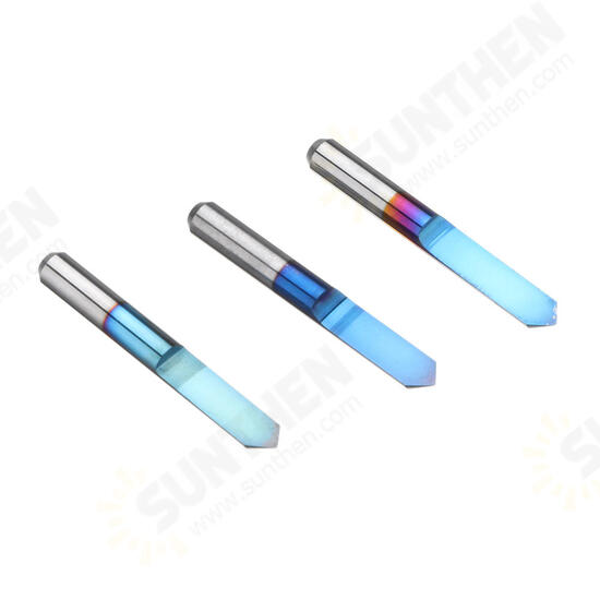 10pcs 0.1/0.2/0.3mm 90 Degree Engraving Bit Blue NANO Coated Flat Bottom PCB Engraving Bit Carbide CNC Router Tool 10pcs 0.1/0.2/0.3mm 90 Degree Engraving Bit Blue NANO Coated Flat Bottom PCB Engraving Bit Carbide CNC Router Tool
