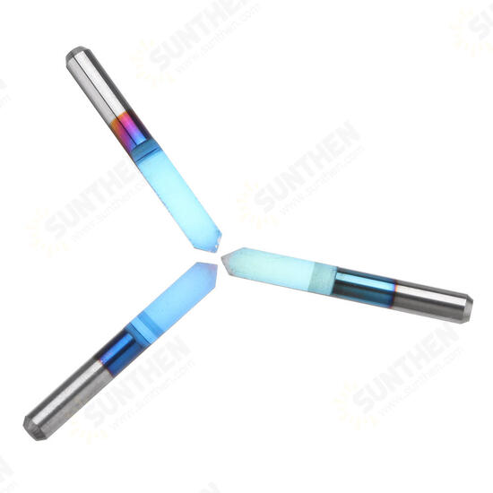 10pcs 0.1/0.2/0.3mm 90 Degree Engraving Bit Blue NANO Coated Flat Bottom PCB Engraving Bit Carbide CNC Router Tool 10pcs 0.1/0.2/0.3mm 90 Degree Engraving Bit Blue NANO Coated Flat Bottom PCB Engraving Bit Carbide CNC Router Tool