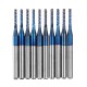 10pcs 1.1-1.5mm Blue NACO Coated PCB Bits Carbide Engraving Milling Cutter For CNC Tool Rotary Burrs 10pcs 1.1-1.5mm Blue NACO Coated PCB Bits Carbide Engraving Milling Cutter For CNC Tool Rotary Burrs