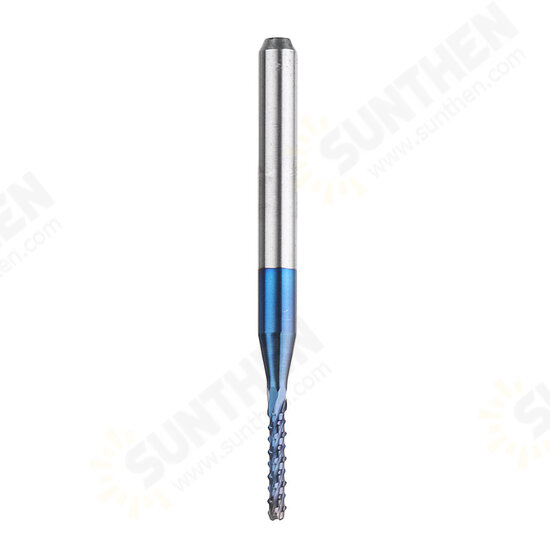 10pcs 1.1-1.5mm Blue NACO Coated PCB Bits Carbide Engraving Milling Cutter For CNC Tool Rotary Burrs 10pcs 1.1-1.5mm Blue NACO Coated PCB Bits Carbide Engraving Milling Cutter For CNC Tool Rotary Burrs