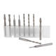 10pcs 1/8 Inch Shank Spiral Ball Nose End Mill 22mm Cutting Length CNC Milling Cutter 10pcs 1/8 Inch Shank Spiral Ball Nose End Mill 22mm Cutting Length CNC Milling Cutter