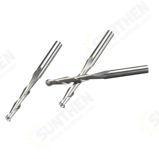 10pcs 1/8 Inch Shank Spiral Ball Nose End Mill 22mm Cutting Length CNC Milling Cutter 10pcs 1/8 Inch Shank Spiral Ball Nose End Mill 22mm Cutting Length CNC Milling Cutter
