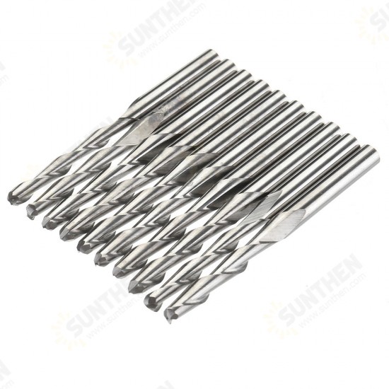 10pcs 3.175x17mm Spiral Ball Nose End Mill CNC Milling Cutter Engraving Bits 10pcs 3.175x17mm Spiral Ball Nose End Mill CNC Milling Cutter Engraving Bits