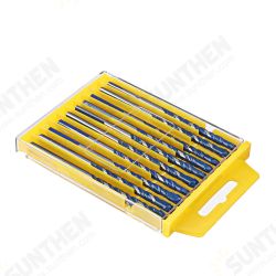 10pcs 6mm 8mm Triangle Twist Drill Bit Multifunctional Hole Saw Cutter Set for Concrete Brick Wood