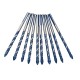 10pcs 6mm 8mm Triangle Twist Drill Bit Multifunctional Hole Saw Cutter Set for Concrete Brick Wood 10pcs 6mm 8mm Triangle Twist Drill Bit Multifunctional Hole Saw Cutter Set for Concrete Brick Wood