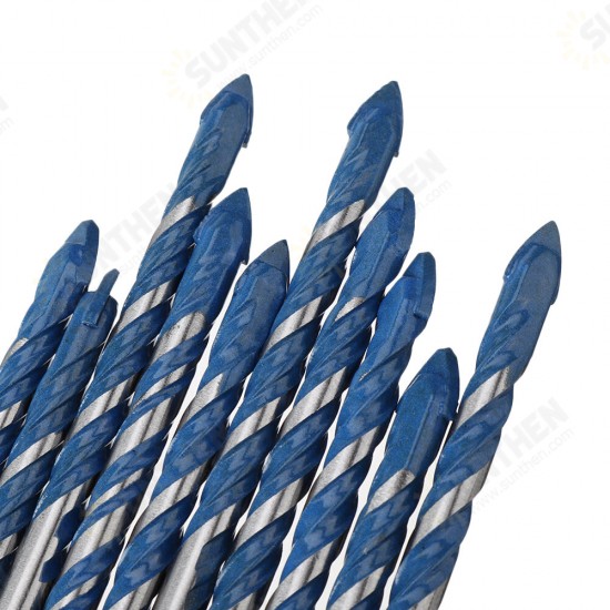 10pcs 6mm 8mm Triangle Twist Drill Bit Multifunctional Hole Saw Cutter Set for Concrete Brick Wood 10pcs 6mm 8mm Triangle Twist Drill Bit Multifunctional Hole Saw Cutter Set for Concrete Brick Wood
