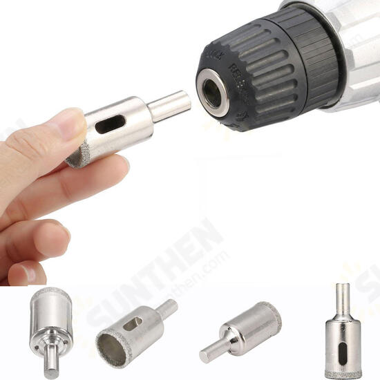 10pcs Diamond Drill Bit Set 6mm to 30mm Diamond Tools Hole Saw Cutter for Glass 10pcs Diamond Drill Bit Set 6mm to 30mm Diamond Tools Hole Saw Cutter for Glass