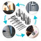 10pcs Diamond Drill Bit Set 6mm to 30mm Diamond Tools Hole Saw Cutter for Glass 10pcs Diamond Drill Bit Set 6mm to 30mm Diamond Tools Hole Saw Cutter for Glass