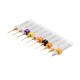 10pcs Titanium Coated Tungsten Carbide Micro PCB Drill Bits Set for PCB Circuit Board 10pcs Titanium Coated Tungsten Carbide Micro PCB Drill Bits Set for PCB Circuit Board