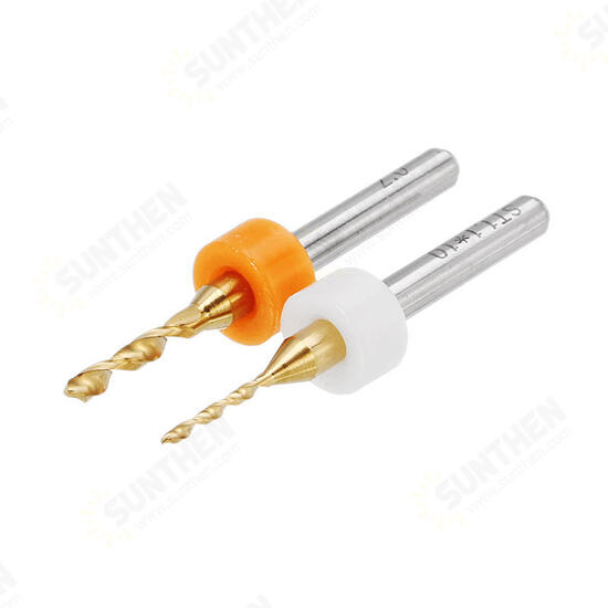 10pcs Titanium Coated Tungsten Carbide Micro PCB Drill Bits Set for PCB Circuit Board 10pcs Titanium Coated Tungsten Carbide Micro PCB Drill Bits Set for PCB Circuit Board