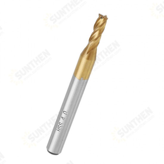 10pcs Titanium Coating 1.5-6.0mm HSS 4 Flute End Mill Cutter 6mm Shank CNC Drill Bits 10pcs Titanium Coating 1.5-6.0mm HSS 4 Flute End Mill Cutter 6mm Shank CNC Drill Bits