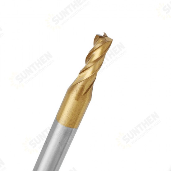 10pcs Titanium Coating 1.5-6.0mm HSS 4 Flute End Mill Cutter 6mm Shank CNC Drill Bits 10pcs Titanium Coating 1.5-6.0mm HSS 4 Flute End Mill Cutter 6mm Shank CNC Drill Bits