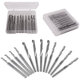 12Pcs Carbide Milling Cutter CNC Milling Cutter Single/Double Flute Tool For Nylon Resin ABS Acrylic PVC MDF Hardwood 12Pcs Carbide Milling Cutter CNC Milling Cutter Single/Double Flute Tool For Nylon Resin ABS Acrylic PVC MDF Hardwood