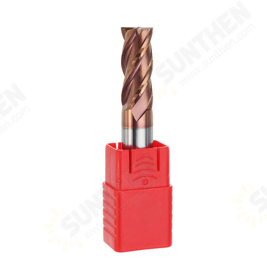 12mm HRC55 AlTiN Coating 4 Flutes End Mill Cutter Tungsten Carbide End Mill Cutter CNC Tool